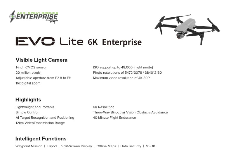 EVO Lite 6K Enterprise Premium Package